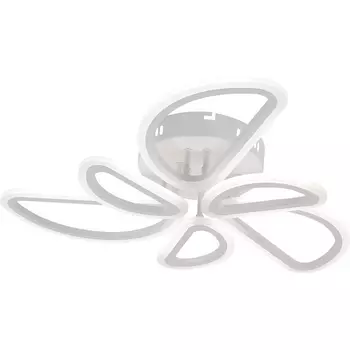 Потолочная люстра (+ночной режим) с пультом Escada Archer 10270/6LED 61Вт, металл/акрил, белый/хром