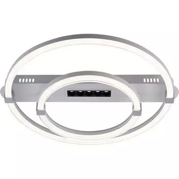 Потолочная люстра (+ночной режим) с пультом Escada Aspect 10253/2LED 53+3Вт, 3750Лм, металл/акрил, хром