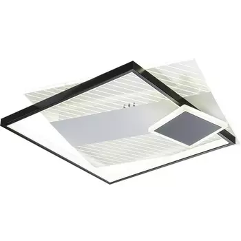Потолочная люстра Escada Concept 10226/3 SQUARE LED*75W Black/White
