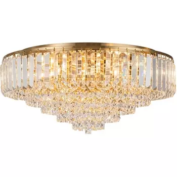 Потолочная люстра Escada Delicacy 2112/8P Gold 8x40Вт E14, металл/стекло, золото