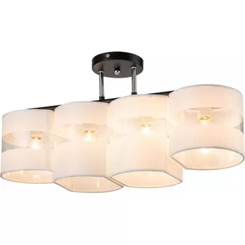 Потолочная люстра Escada Fantasy 641/4P 4х60Вт E27, металл/ткань, черный