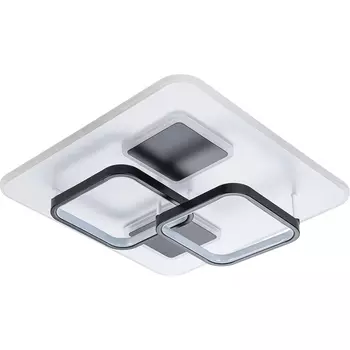 Потолочная люстра Escada Module 10289/4LED 105Вт, 3000/4000/6000K, ночник, таймер, пульт, металл/силикон/акрил, белый/чёрный