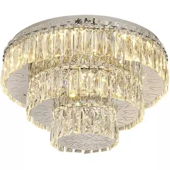 Потолочная люстра Escada Sublime 561/A LED 72Вт+4х40Вт Е14, 3000-6000К, ПДУ, изменение цветовой температуры, металл/хрусталь, хром/прозрачный