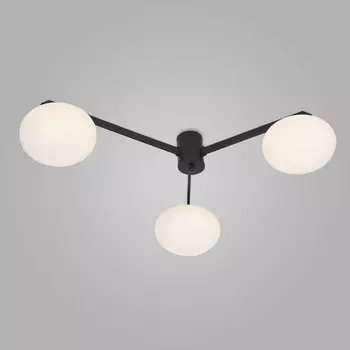 Потолочная люстра Eurosvet Opaline 70220/3 черный в форме шара