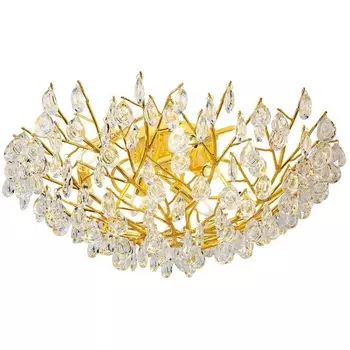 Потолочная люстра хрустальная Favourite Pluvia 4162-10C форма ветки