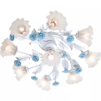 Потолочная люстра муранское стекло di 112.8.1 Lucia Tucci Fiori Rose с розой