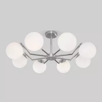 Потолочная люстра 70154/8 Eurosvet Frost хром шарики