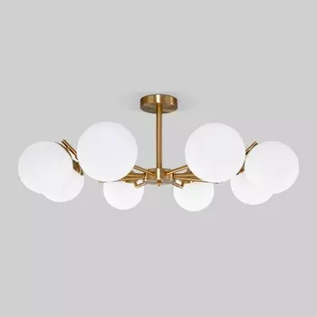 Потолочная люстра 70154/8 Eurosvet Frost латунь шарики