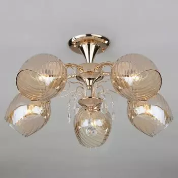 Потолочная люстра 30120/5 Eurosvet Gina золото