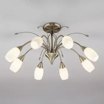 Потолочная люстра 30280/8 Eurosvet Ginevra античная бронза