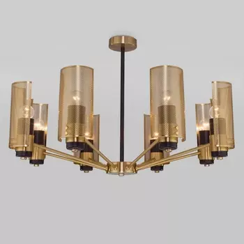 Потолочная люстра 70139/8 Eurosvet Grino латунь