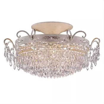 Потолочная люстра 305/6 Bogate's Empress белый с золотом