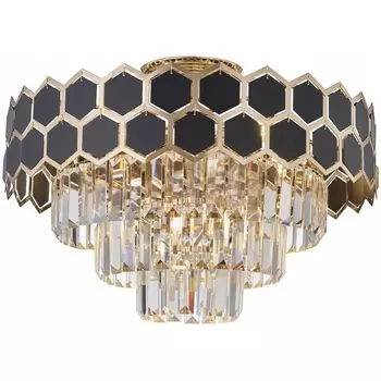 Потолочная люстра хрустальная Arte Milano Sorrento-5009 375009/4+2/20/480 GD