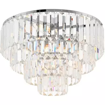 Потолочная люстра каскадная хрустальная Arte Milano Sorrento-7209 377209/6/390 CR