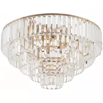 Потолочная люстра каскадная хрустальная Arte Milano Sorrento-7209 377209/8/570 GD