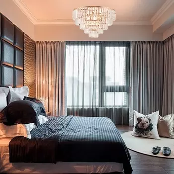 Потолочная люстра каскадная хрустальная Arte Milano Sorrento-7209 377209/7/490 GD