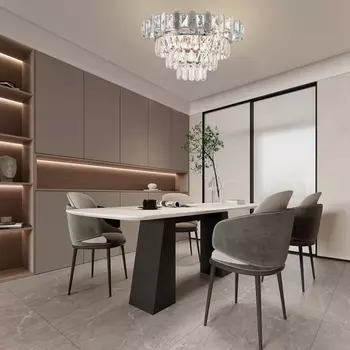 Потолочная люстра каскадная хрустальная Arte Milano Sorrento-8109 378109/7/470 CR