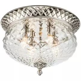 Потолочная люстра хрустальная Jazz 440 NICKEL (iLamp)