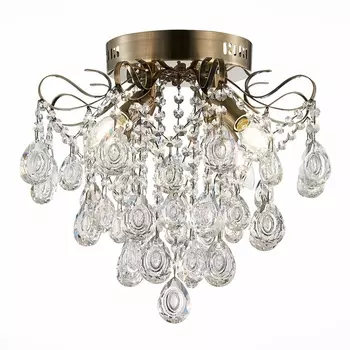 Потолочная люстра хрустальная Evoluce Kame SLE160102-04