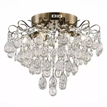 Потолочная люстра хрустальная Evoluce Kame SLE160102-06