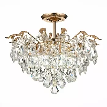 Потолочная люстра хрустальная Evoluce Kristo SLE160202-06
