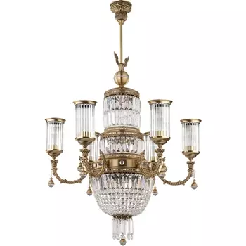 Потолочная люстра хрустальная Kutek Sienna SIE-ZW-6(P)