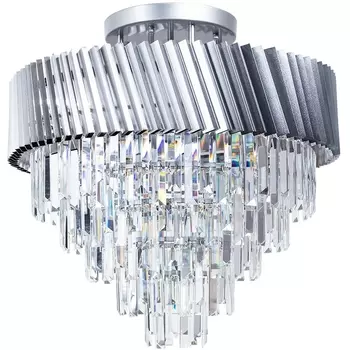Потолочная люстра хрустальная Artelamp Muscida A1004PL-10SI
