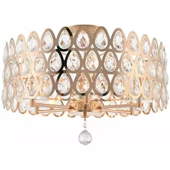 Потолочная люстра хрустальная на штанге Arte Milano Sorrento-1019 371019/6/50/490 GD