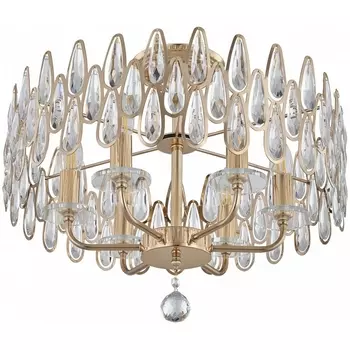 Потолочная люстра хрустальная на штанге Arte Milano Sorrento-2009 372009/6/80/490 GD