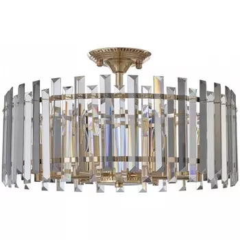 Потолочная люстра хрустальная на штанге Arte Milano Sorrento-5209 375209/6/80/490 GD