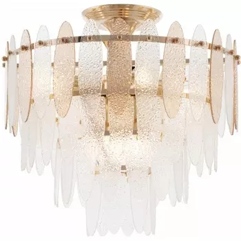 Потолочная люстра хрустальная на штанге Arte Milano Sorrento-1309 371309/6/40/400 GD