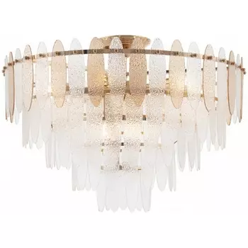 Потолочная люстра хрустальная на штанге Arte Milano Sorrento-1309 371309/9/40/580 GD