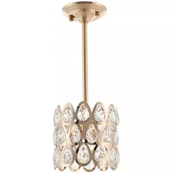 Потолочная люстра хрустальная на штанге Arte Milano Sorrento-1019 371019/1/300/190 GD