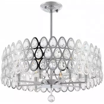 Потолочная люстра хрустальная на штанге Arte Milano Sorrento-1019 371019/8/300/580 CR