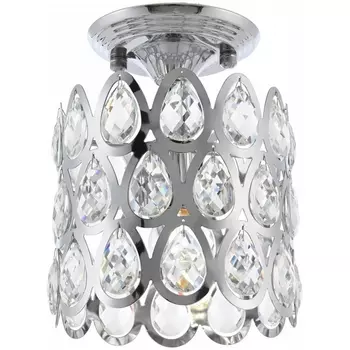 Потолочная люстра хрустальная на штанге Arte Milano Sorrento-1019 371019/1/50/190 CR