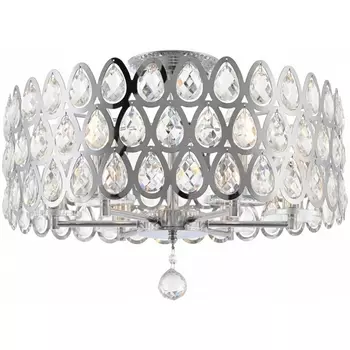 Потолочная люстра хрустальная на штанге Arte Milano Sorrento-1019 371019/6/50/490 CR