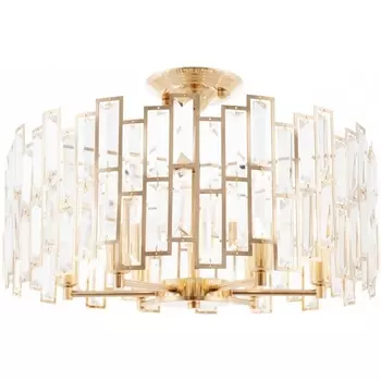 Потолочная люстра хрустальная на штанге Arte Milano Sorrento-3209 373209/6/80/480 GD