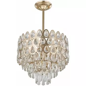 Потолочная люстра хрустальная на штанге Arte Milano Sorrento-2019 372019/6/300/390 GD