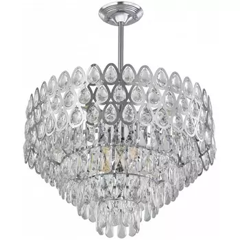 Потолочная люстра хрустальная на штанге Arte Milano Sorrento-2019 372019/8/300/550 CR