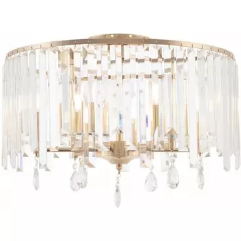 Потолочная люстра хрустальная на штанге Arte Milano Sorrento-2509 372509/6/500 GD