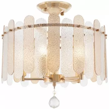 Потолочная люстра хрустальная на штанге Arte Milano Sorrento-3109 373109/5/80/390 GD