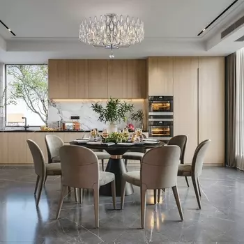 Потолочная люстра хрустальная на штанге Arte Milano Sorrento-2009 372009/8/80/580 CR