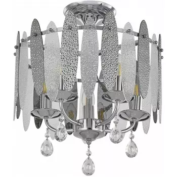 Потолочная люстра хрустальная на штанге Arte Milano Sorrento-4309 374309/5/80/380 CR