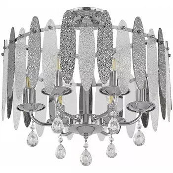 Потолочная люстра хрустальная на штанге Arte Milano Sorrento-4309 374309/6/80/470 CR