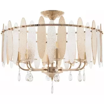 Потолочная люстра хрустальная на штанге Arte Milano Sorrento-4309 374309/8/80/570 GD