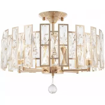 Потолочная люстра хрустальная на штанге Arte Milano Sorrento-4209 374209/6/80/470 GD