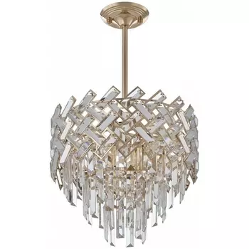 Потолочная люстра хрустальная на штанге Arte Milano Sorrento-8019 378019/6/300/390 GD