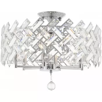 Потолочная люстра хрустальная на штанге Arte Milano Sorrento-7019 377019/6/50/470 CR