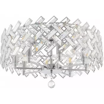 Потолочная люстра хрустальная на штанге Arte Milano Sorrento-7019 377019/8/50/570 CR