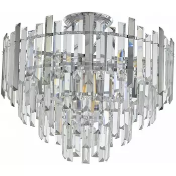 Потолочная люстра хрустальная на штанге Arte Milano Sorrento-4409 374409/7/60/470 CR